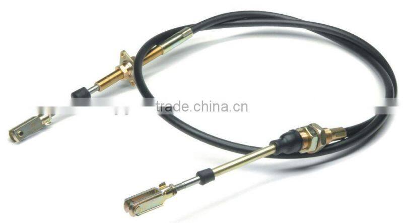 OEM low price mechanical cable/push pull cable with connector/push pull cable for construction machinery