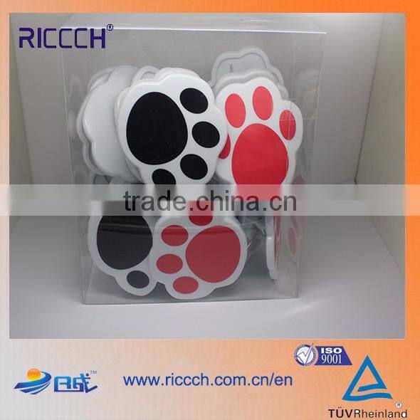 Promotional Plastic Magnetic Clip,Dog Paws Magnet Clip, Magnetic Paper Clip Holder with Custom Logo