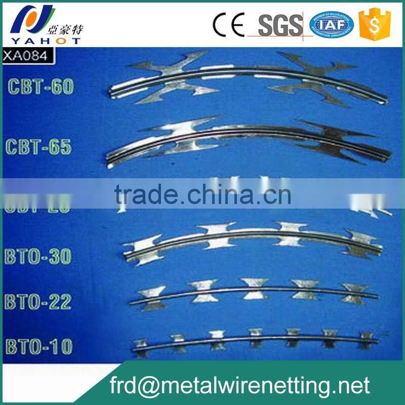 2017 Concertina razor fence machine razor wire machine