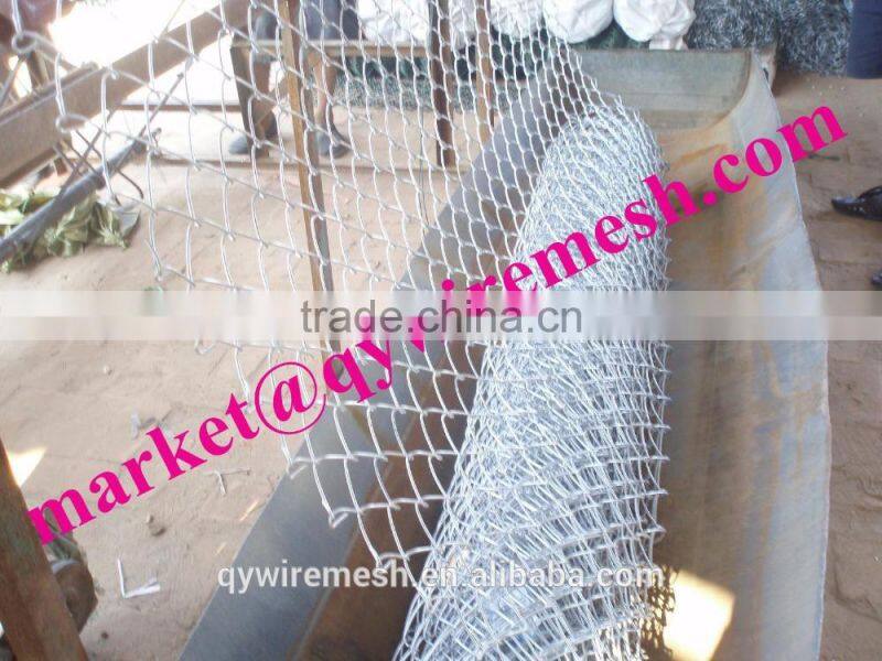 Hot sale used chain link fence for sale,galvanized chain link fence, wholesale used chain link fence