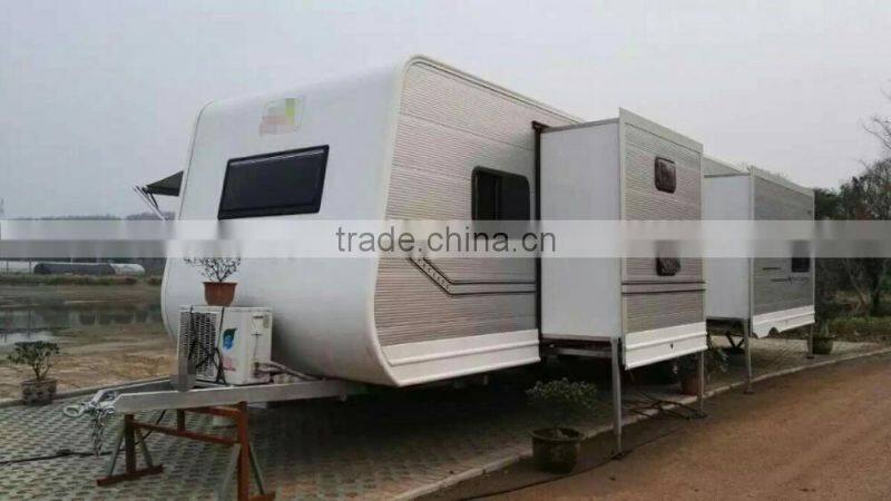 Trailer Camper Van 2-Bedroom 1-Living room 1-Bathroom 1-Kitchen with Veranda