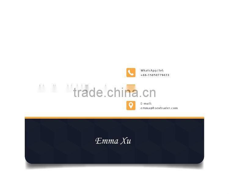 Non woven fabric filler compounding master batch extruder machinery