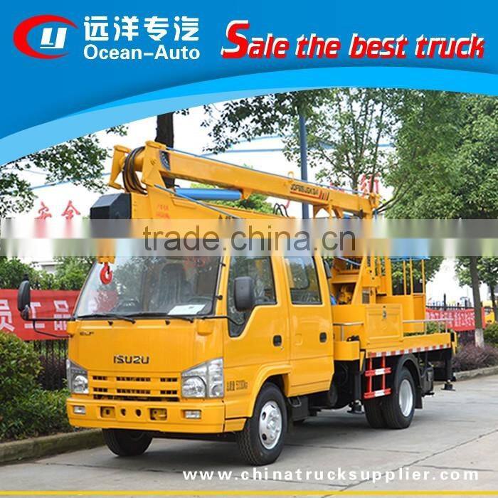 Japonic brand !! 16m high working truck , truck mounted aerial work platform