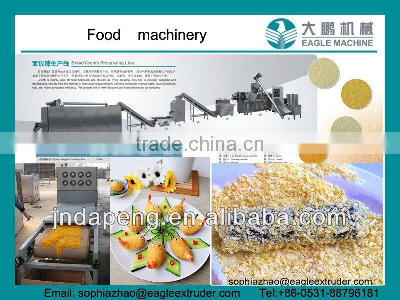 manufacturing equipment/extruder machinefor bread crumb