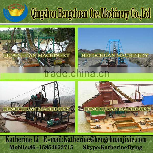 Gold Grab Dredge in Cambodia
