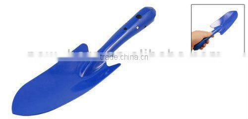 Blue Metal Round Handle Flower Garden Lawn Trowel Shovel Hand Tool