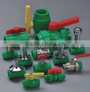 ISO 4427 ppr pipe and fittings for hot and cold water supply