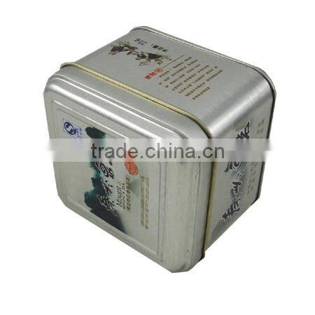 dongguan factory lowest price suqare tin box