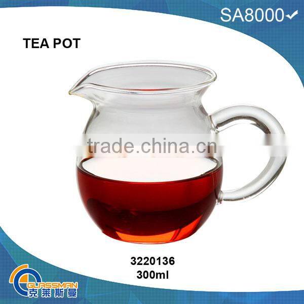 TC105-5 double cup glass teapot