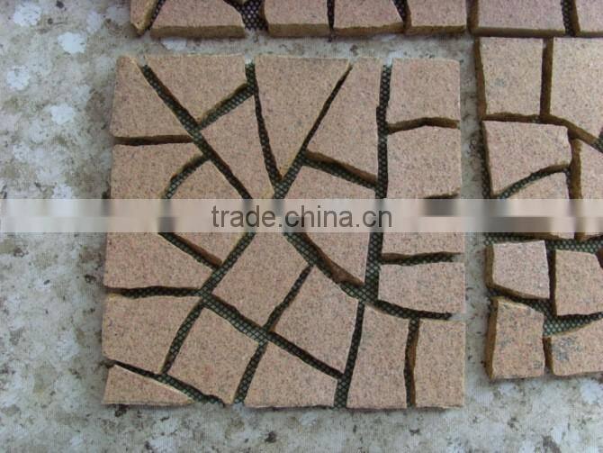 Good hardness granite paving stone for outdoor decoration