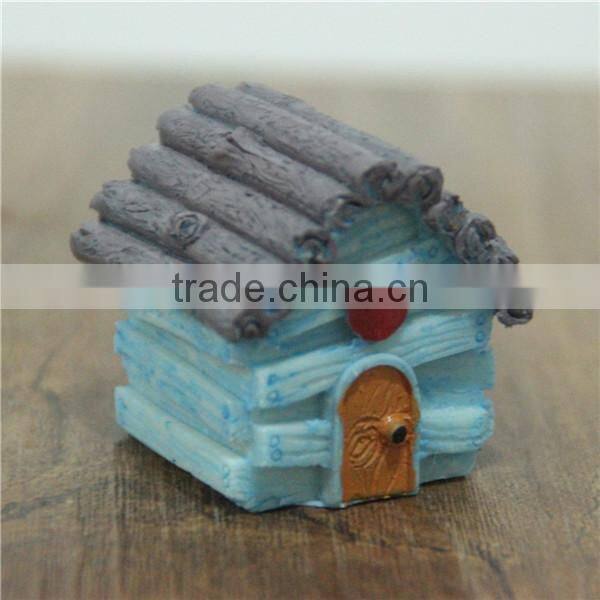 Wholesale zakka Micro landscape accessories small wooden house 3 color