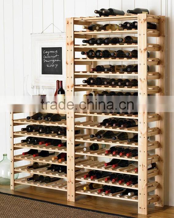 Natural Wood Shelf Wooden Wine Racks Wine Stand Sundries Shelf