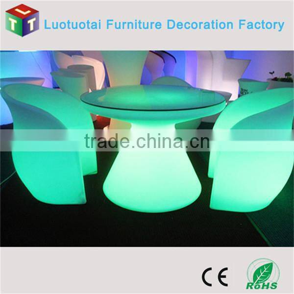 New item led furniture 16 color change remote control wireless led bar chair