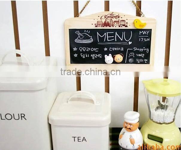 S036 quality magnetic wooden custom shape write blackboard