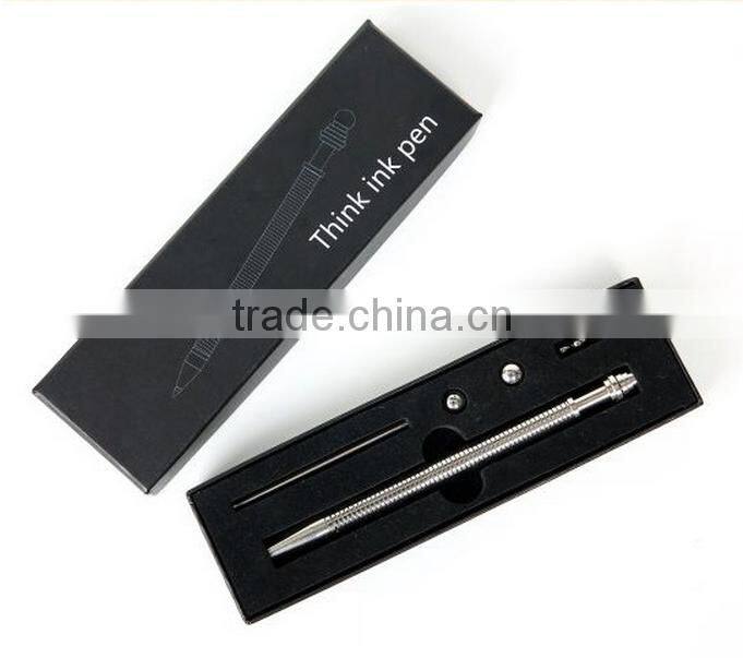 Cheap Factory Wholesale Think Ink Pen, Pressure Release Toy Magnetic Metal Fidget Pen