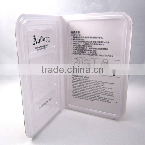 Tempered glass screen protector package box, screen protector packaging