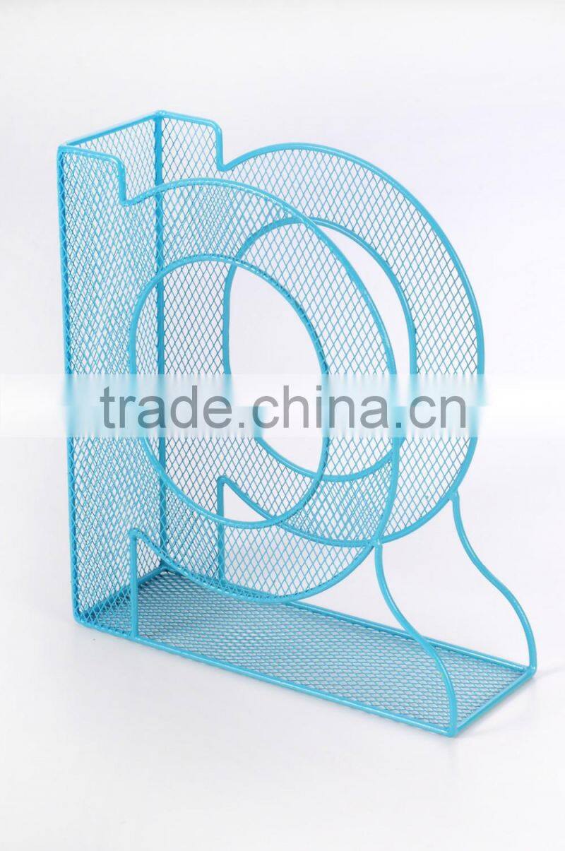 2016 Hot sale Wrought iron Magazine Rack/"L "Magazine Rack/antique iron Magazine Rack