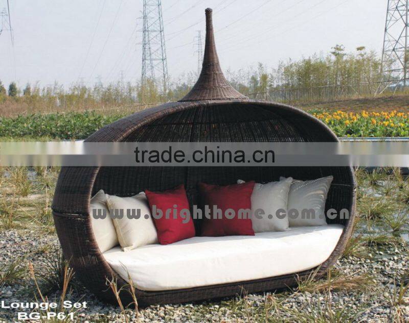 Wicker Lounge BG-P61 PE rattan handcraft Leisure Outdoor products