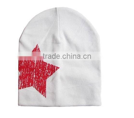 2015 Star Printed New Newborn cotton infant hats Toddler Girl Boy Hat Baby Cap Cute Beanie Cotton Kid Hats 17 Colors