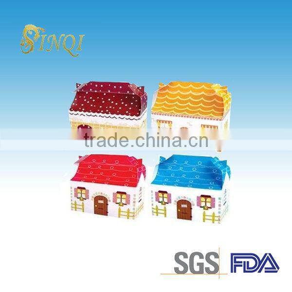 Christmas small house shape sex game packaging paper box