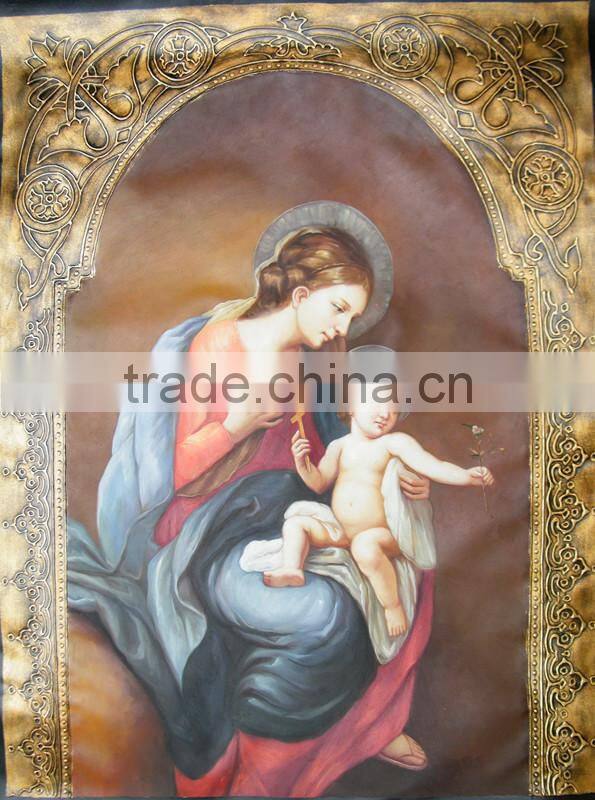 Blessed Virgin Mary Oil Painting on Canvas