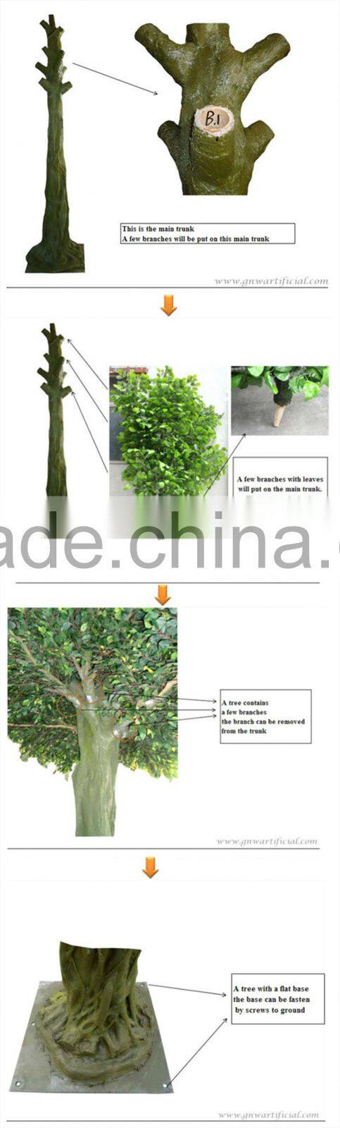 GNW BTR055 Best selling large green tree home decoration