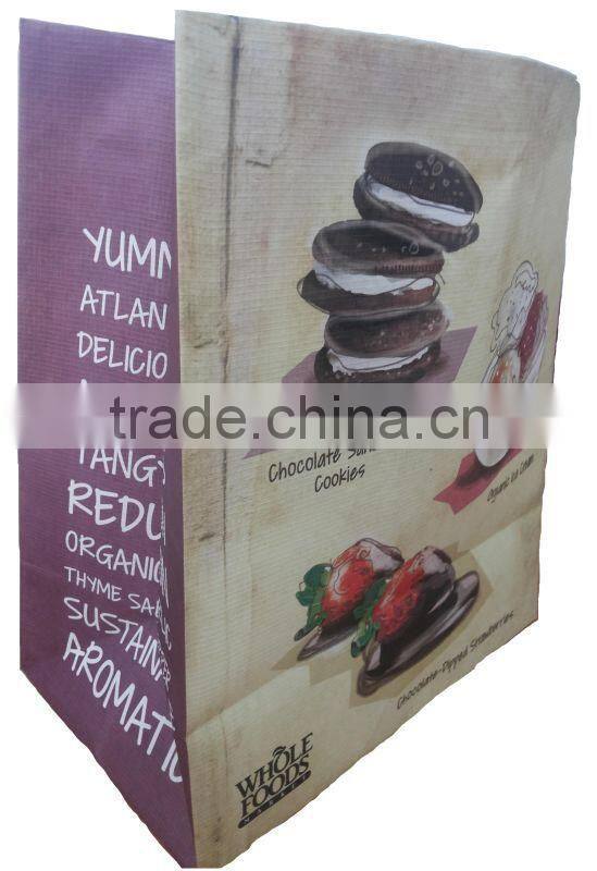 Hot Selling eco-friendly Recyclable Kraft Paper plain paper bags