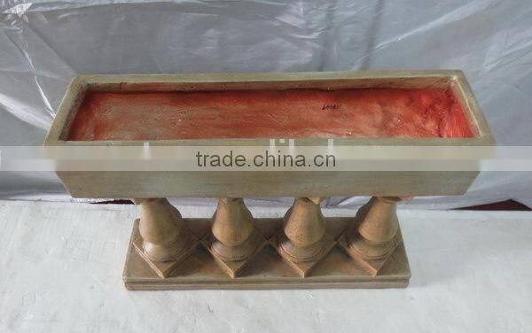 Garden fiberglass clay flower pot fence