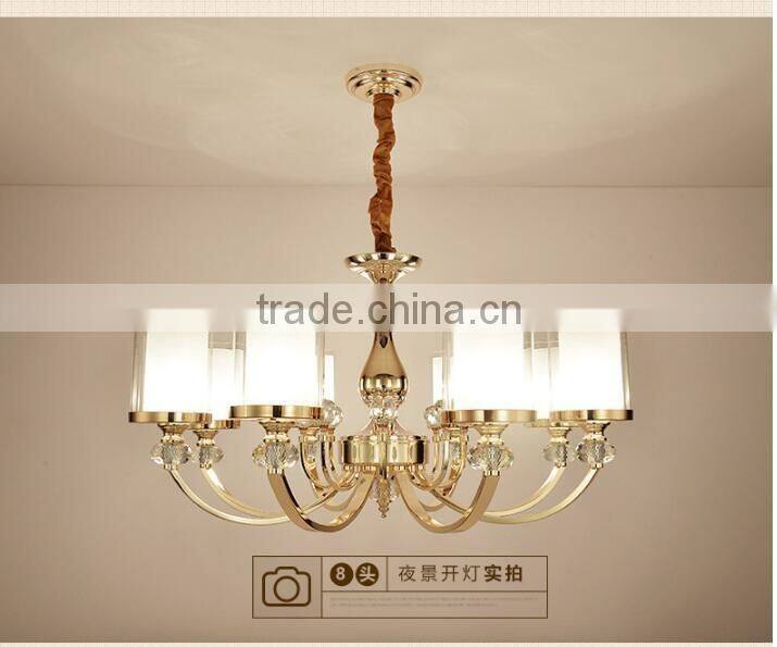 M983 Momoda elegant European Crystal modern living room bedroom lighting chandelier pendant lamp