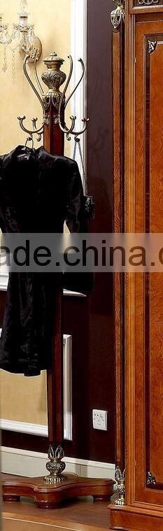 YB29 Italian home furniture antique furniture standing solid wood coat rack