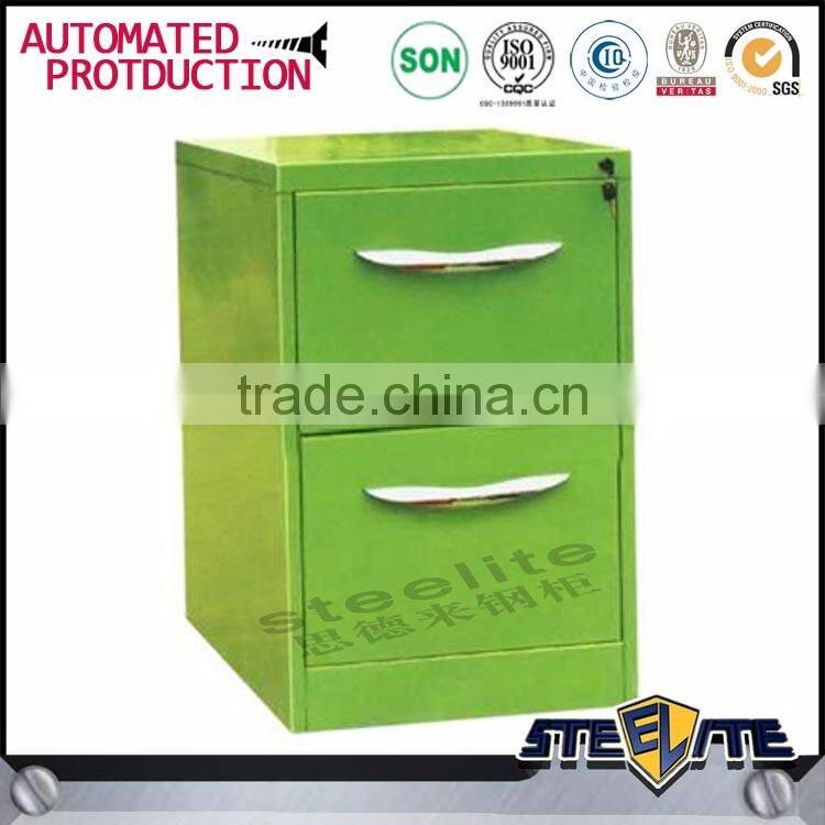 Metal office furniture 2 drawer colorful steel hanging file cabinet