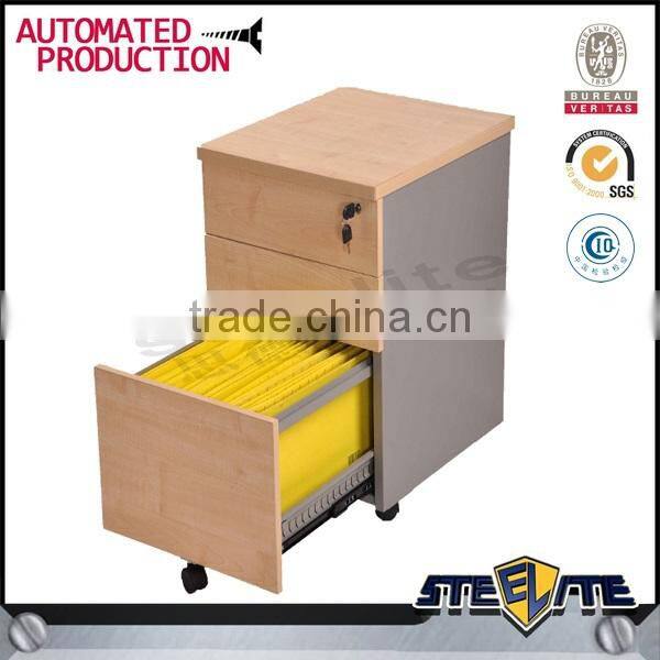 5 wheels Metal mobile pedestal professional office steel filling cabinet