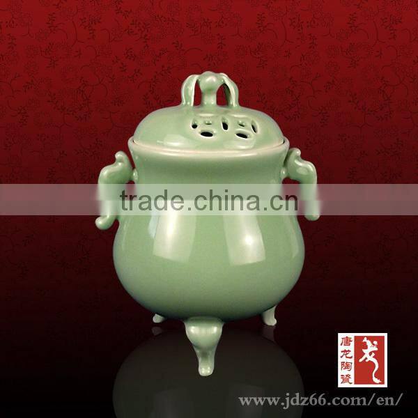 Fine porcelain home decor storage basket from Jingdezhen