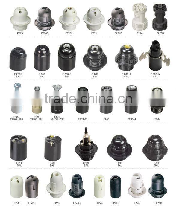 Good quality bakelite lamp holder/bulb holder/light socket E14