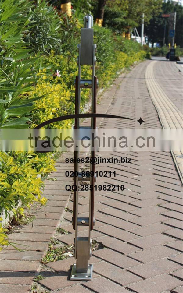 Guangzhou outdoor wood railing and stainless steel wood railing