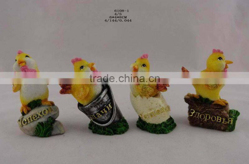 2017 new year resin zodiac chicken for sale