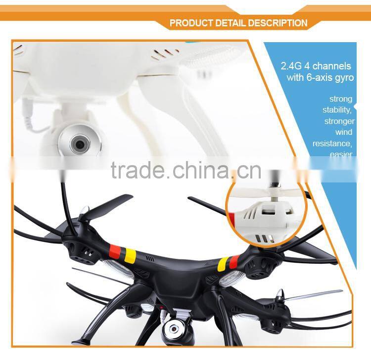 Wholesale quadcopter 2017 New version Syma X8C 2.4G 4CH 6 Axis RC drone with camera HD 2MP Wide Angle Camera