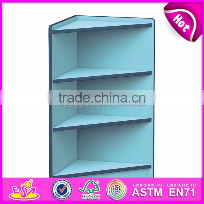 Wholesale cheap children furniture shelf wood hollow cabinets W08C191