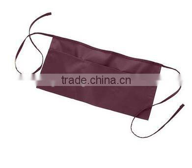 Wholesale high quality cotton waist apron with 3 pockets(Z-AP-018)
