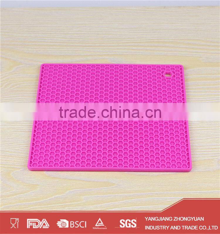 Eco-friendly honey comb shape silicone baking tools silicone mat