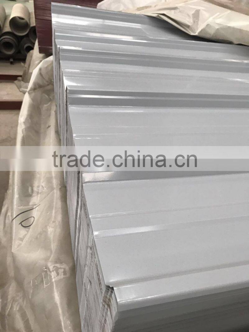 Color Corrugated Roofing Sheet Ghana Market in stock