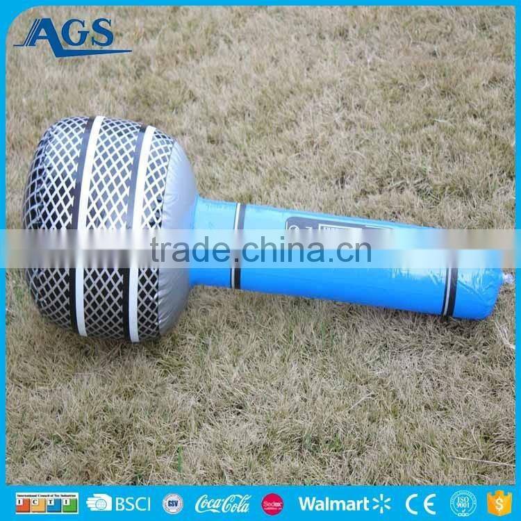 Wholesale kid multi-color customize inflatable microphone toy