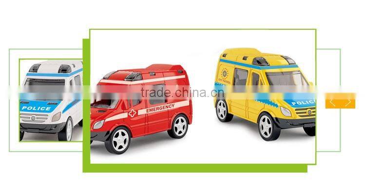 Most popular police model smart car diecast toys