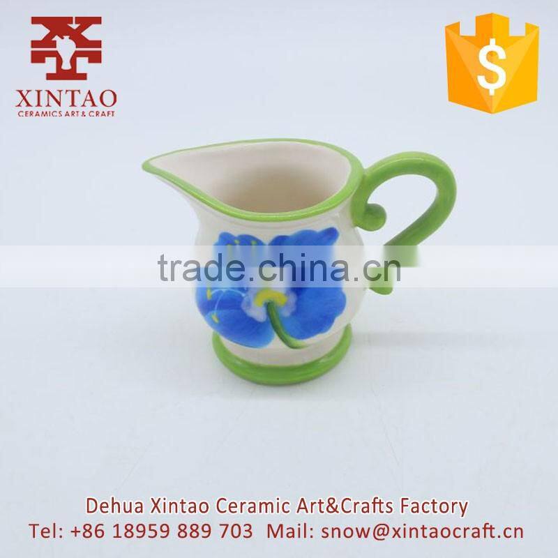 custom design creative restaurant tableware blue flower ceramic napkin holder