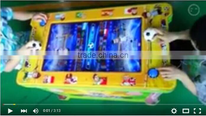 Kids arcade coin operated football tickets reward baby redemption game machine