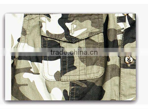 fashion multi-functional military camouflage shirt
