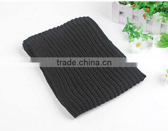 cashmere fashion winter knitted factory make round knit scarf