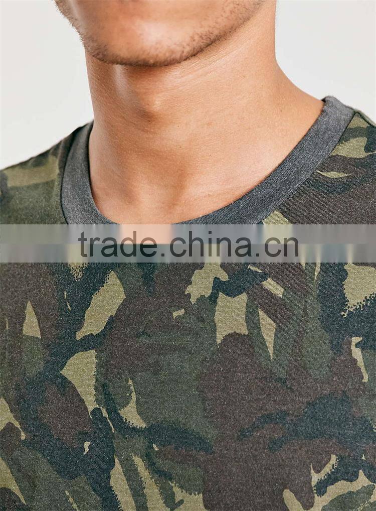 Mens camouflage surf tank mens sleeveless vest