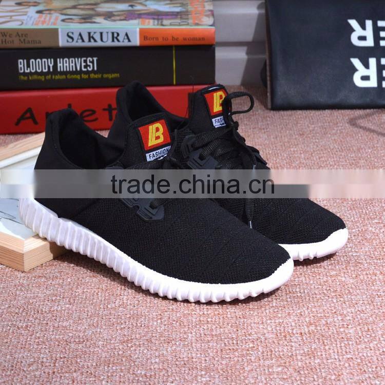 Hot sale breathable mesh upper shoes men casual sport