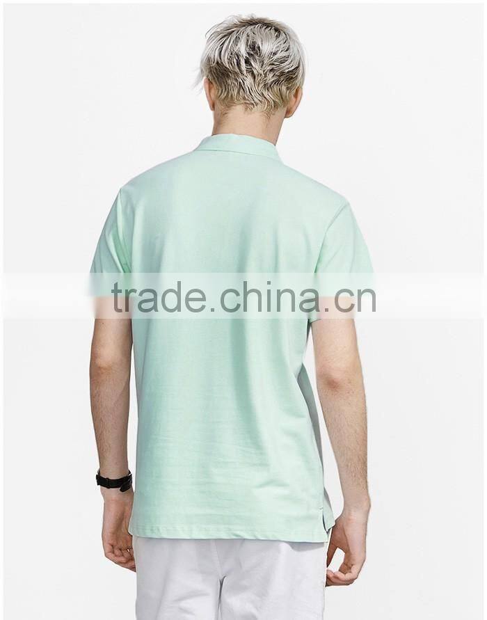 Men's classic plain comfort polo shirt